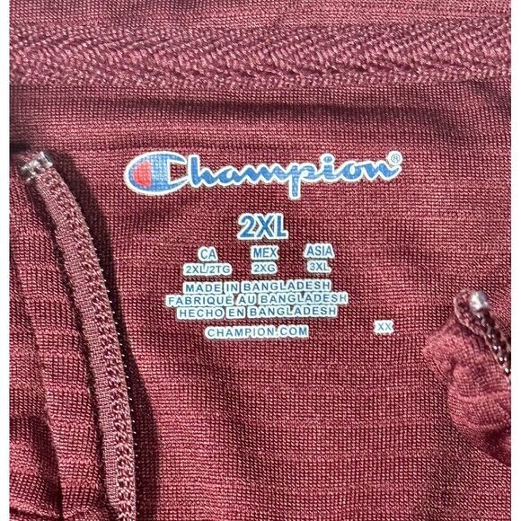 Men's Champion Texas A&M Aggies Quarter‎ Zip Long Sleeve Pullover  - 2XL Good - Picture 10 of 12